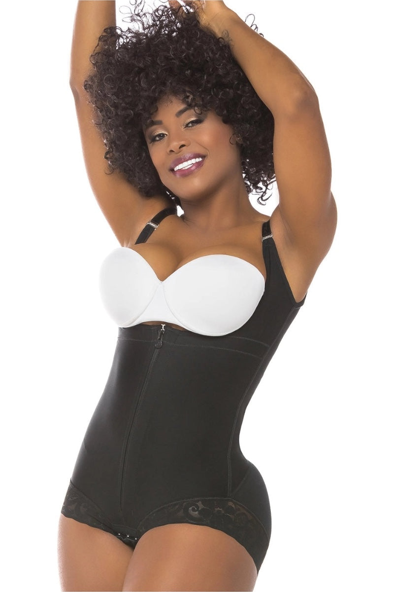 Butt Lifter Tummy Control Shapewear | Open Bust Hiphugger Bodysuit 