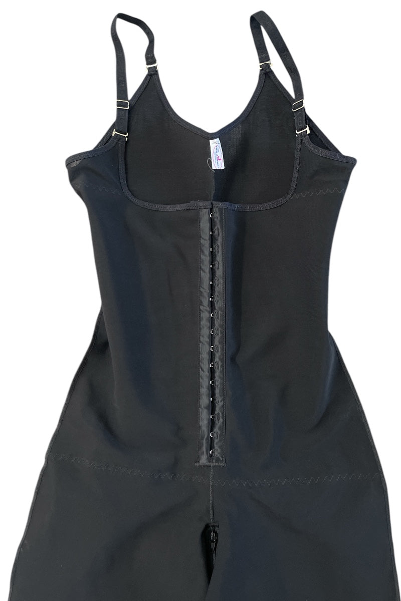 Buttocks Enhancer Long Leg Body Shaper #2050 - SUMMER Style | Zipper - Black
