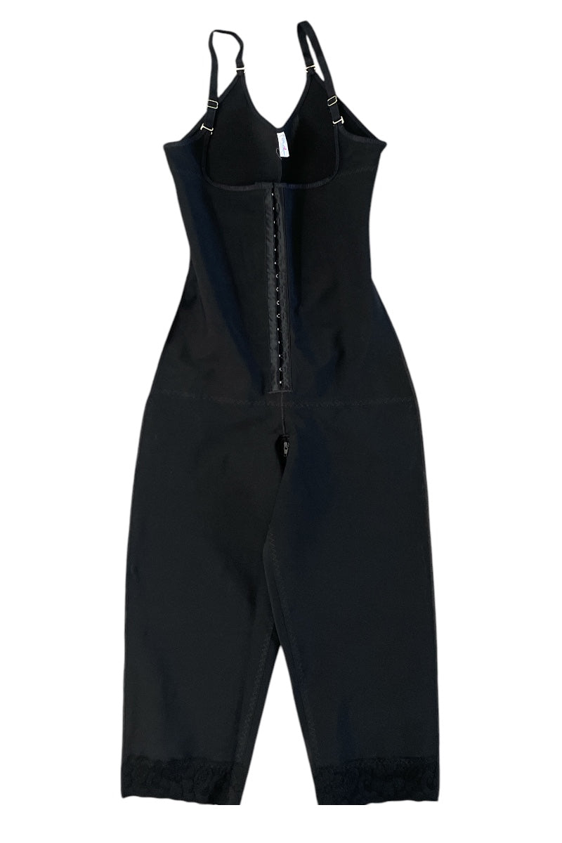 Buttocks Enhancer Long Leg Body Shaper #2050 - SUMMER Style | Zipper - Black