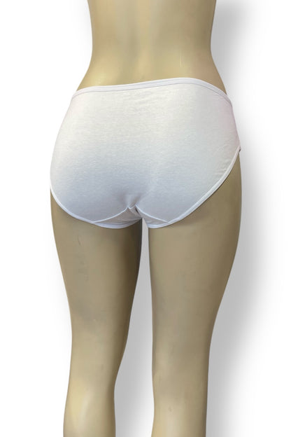 Chevron Lace Hipster Panty - White