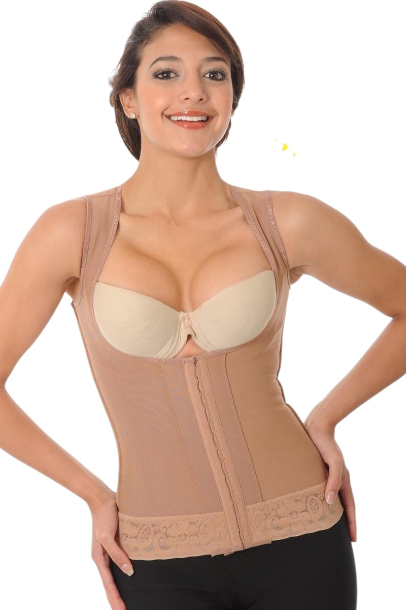 Corset Vest with Wide Straps
