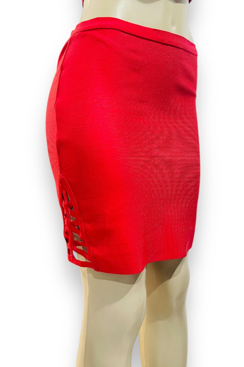 Cut Out Bandage Skirt