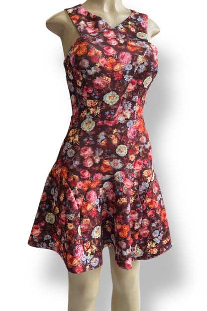 Fit and Flare Floral Mini Dress