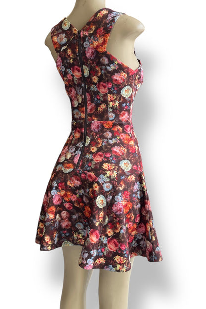 Fit and Flare Floral Mini Dress