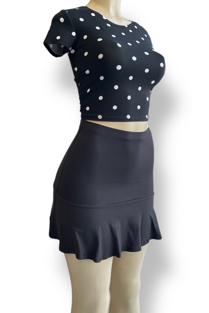 Fit and Flare Mini Skirt