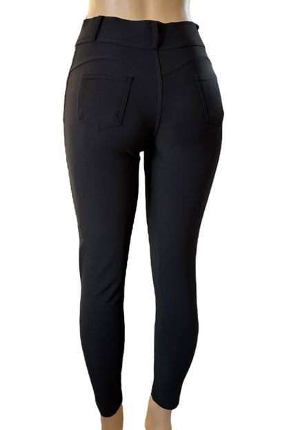 Black pants on a white background