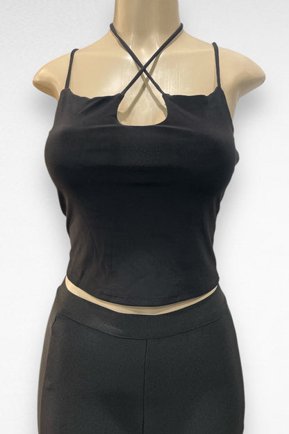 Halter Lined Crop Top