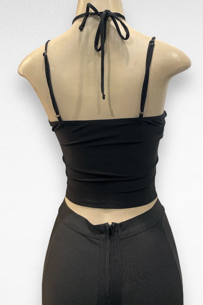 Halter Lined Crop Top
