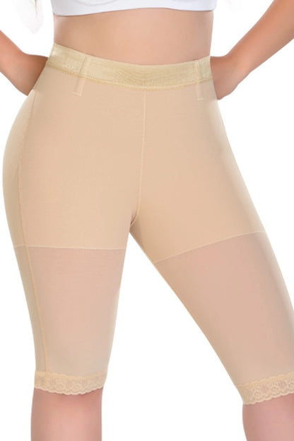 High Waist Compression Biker Shorts / Powernet