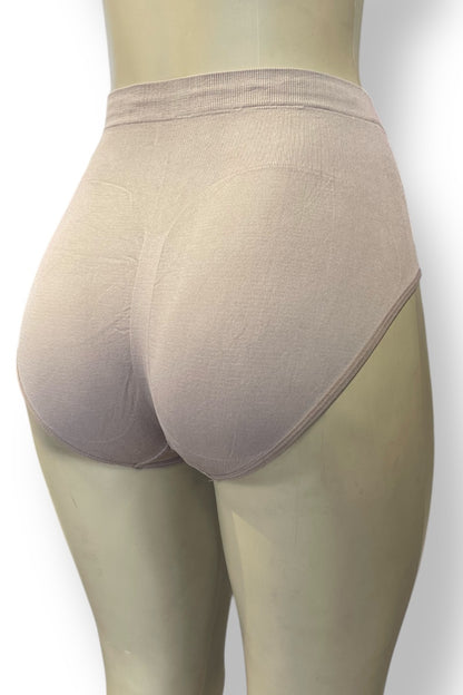 High Waist Shaping Brief Panty - Rose