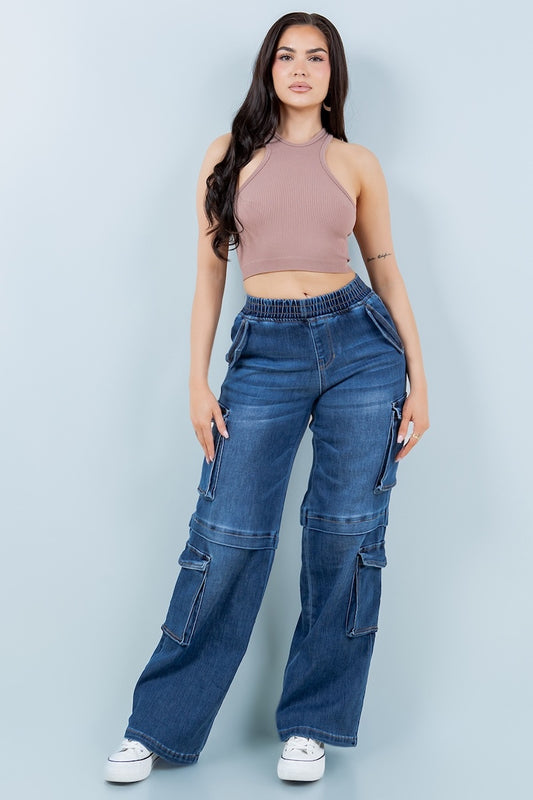 Cargo Denim Jogger Jeans