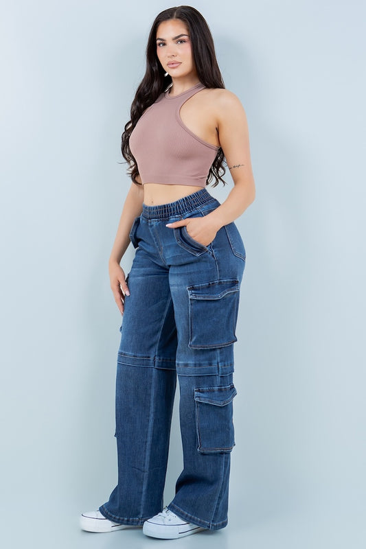Cargo Denim Jogger Jeans