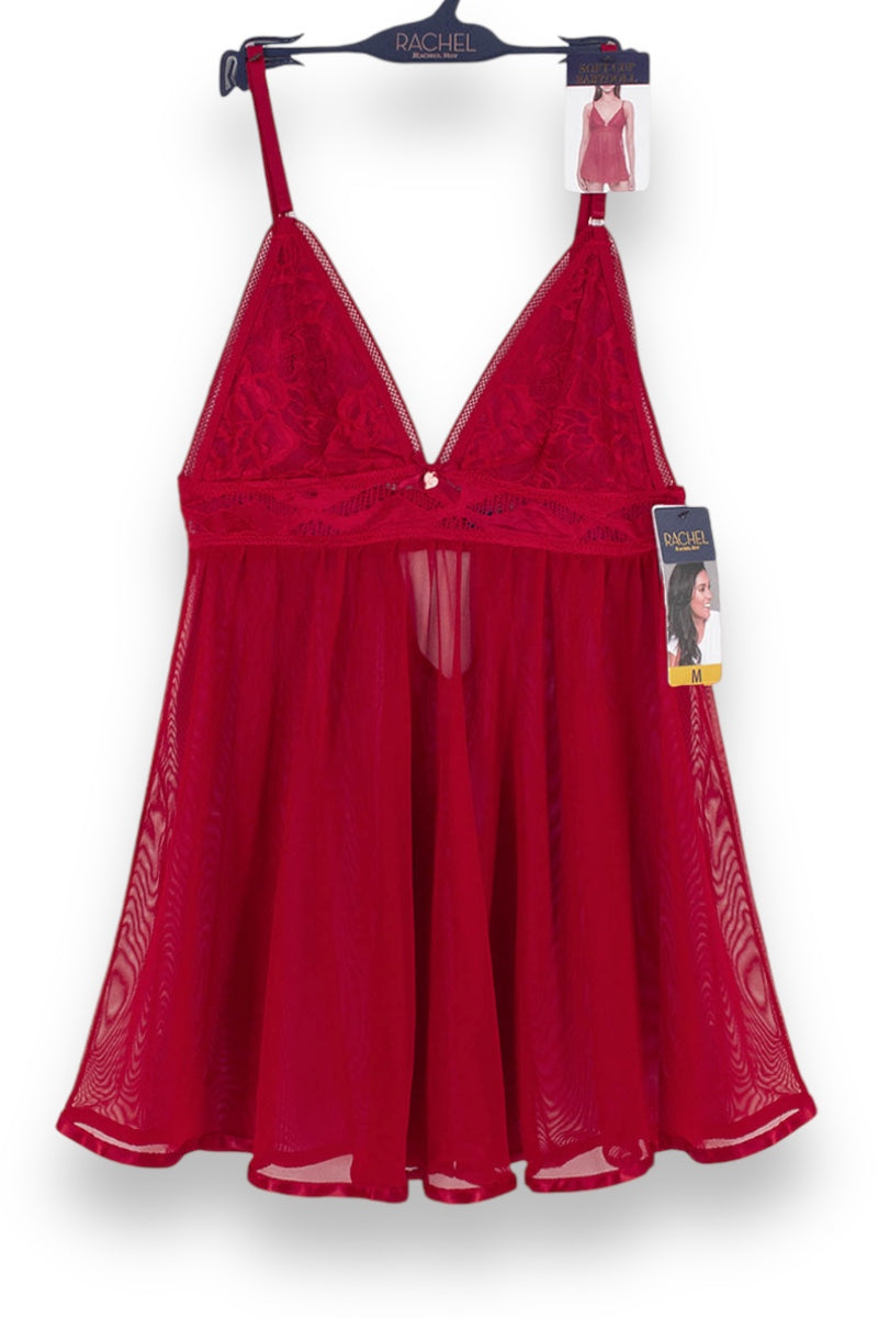 In Love Lace and Mesh Babydoll