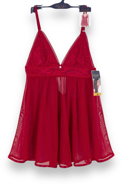 In Love Lace and Mesh Babydoll
