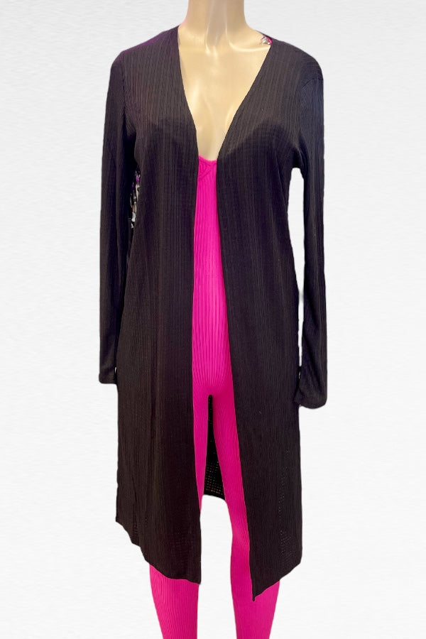 Slit Open Cardigan