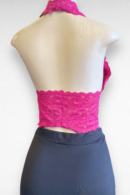 Lace Halter Bralette Top