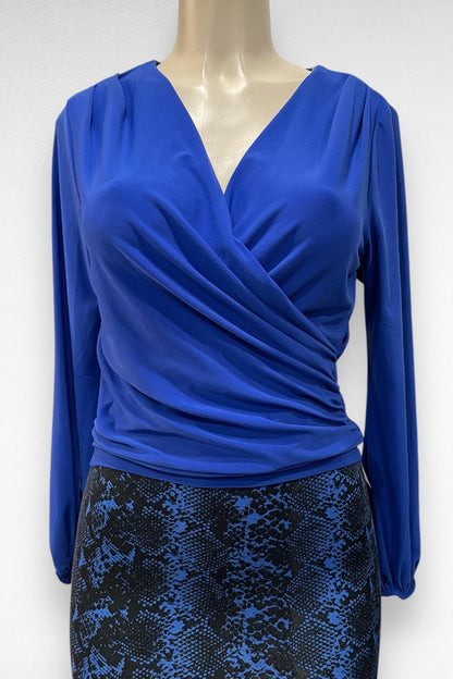 Long Sleeve Slinky Blouse