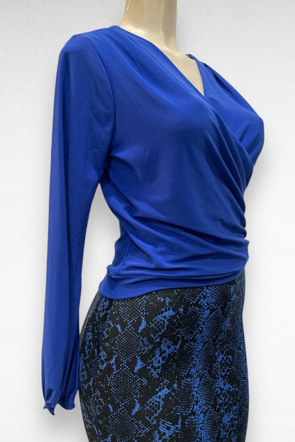 Long Sleeve Slinky Blouse