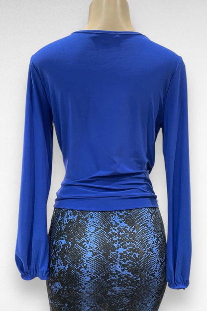 Long Sleeve Slinky Blouse