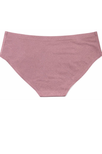 mauve Pink underwear on a white background