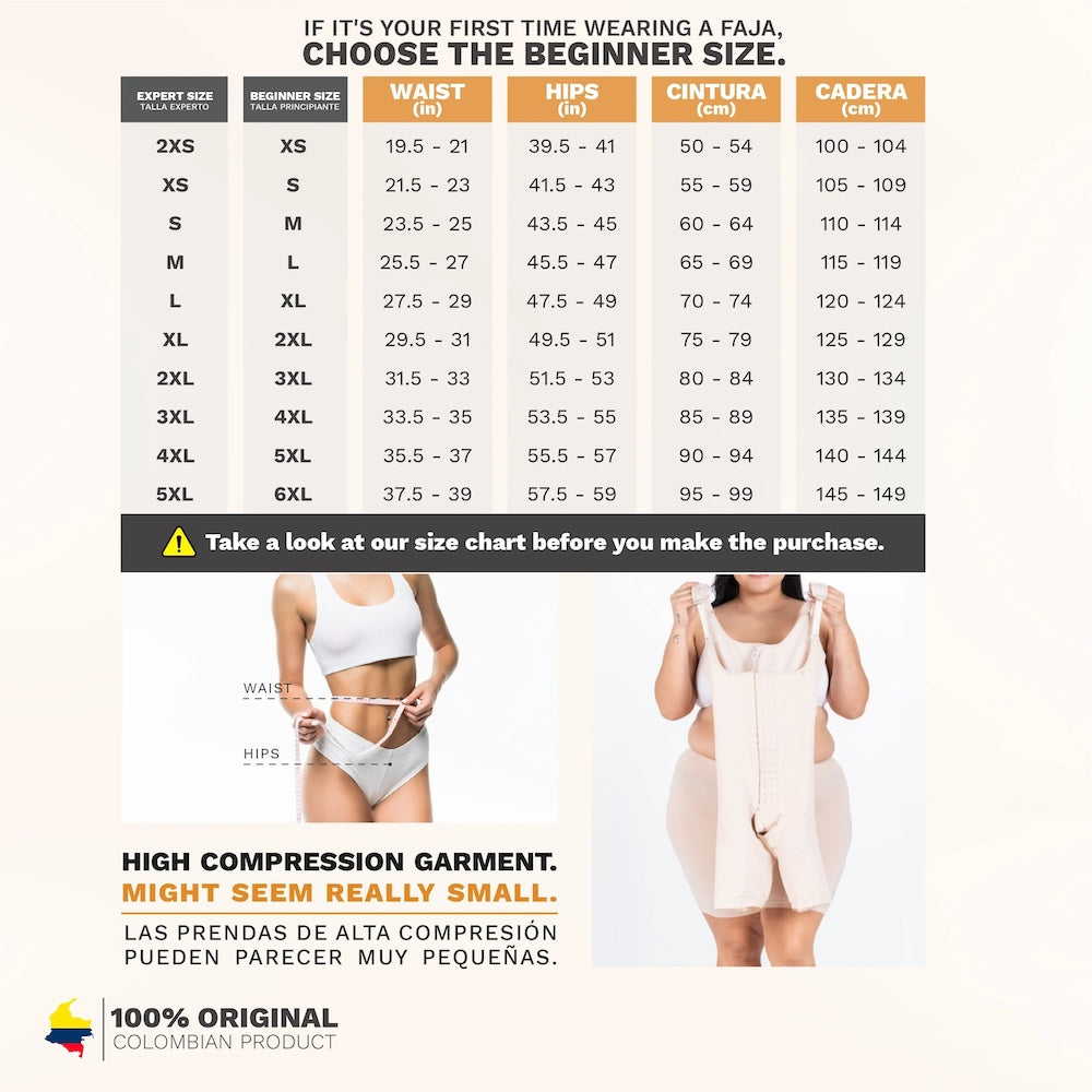 Postpartum Shapewear with Shoulder Pads | Daily and Postsurgical Use | Powernet #9182