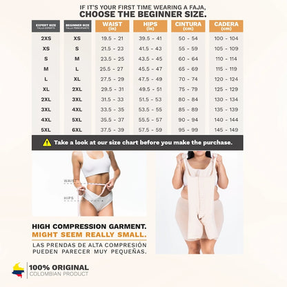 Postpartum Shapewear with Shoulder Pads | Daily and Postsurgical Use | Powernet #9182