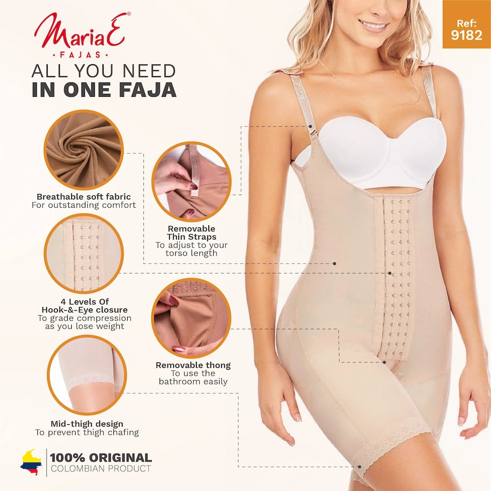 Postpartum Shapewear with Shoulder Pads | Daily and Postsurgical Use | Powernet #9182