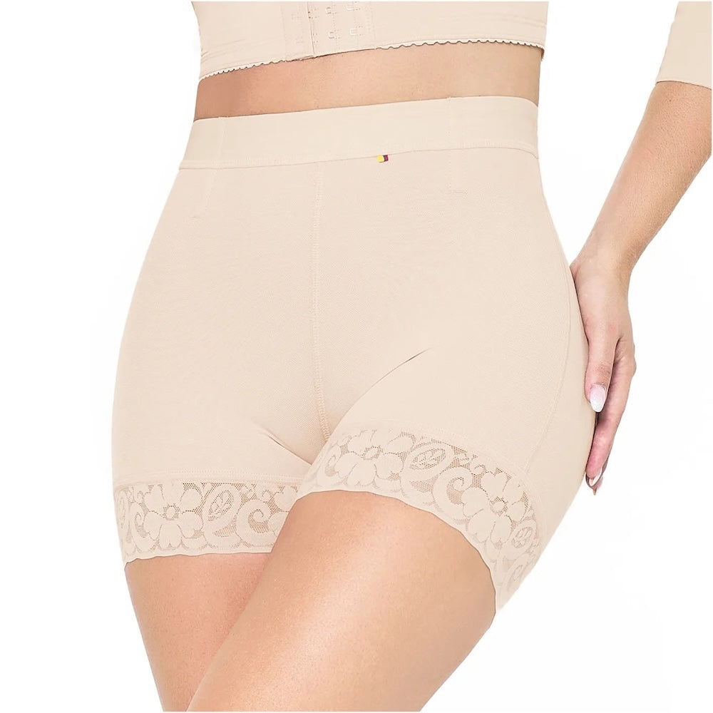 High Waisted Butt Lifter Shaper Shorts - High Compression