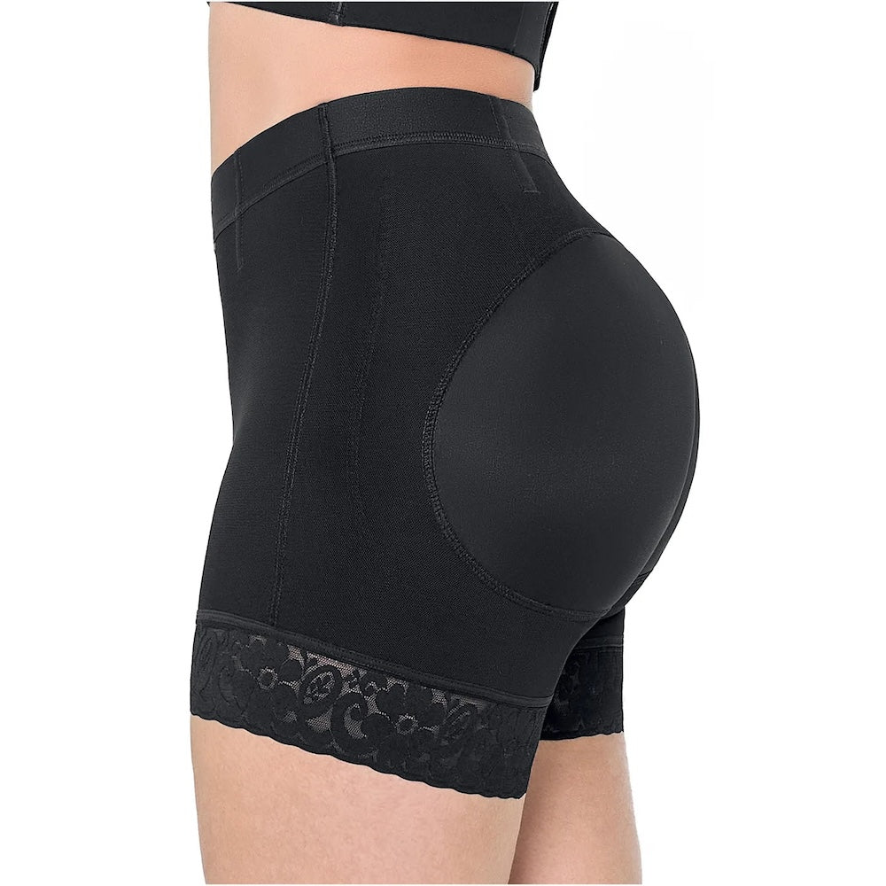 High Waisted Butt Lifter Shaper Shorts - High Compression