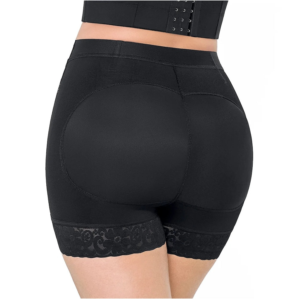 High Waisted Butt Lifter Shaper Shorts - High Compression