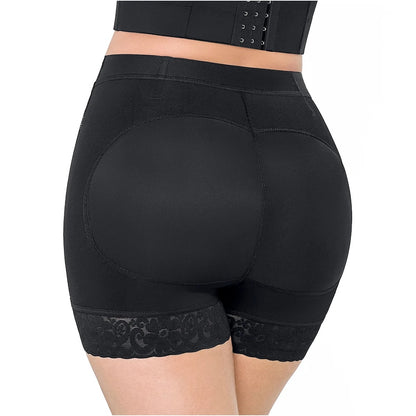 High Waisted Butt Lifter Shaper Shorts - High Compression
