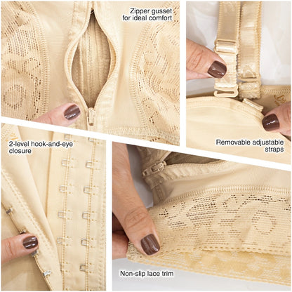 Strapless Extra Short Length Body Shaper / Powernet