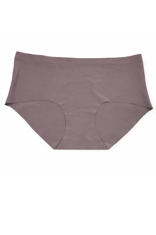 Grey  women's underwear on a white background