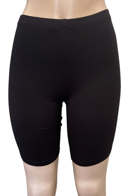 Black shorts on a white background