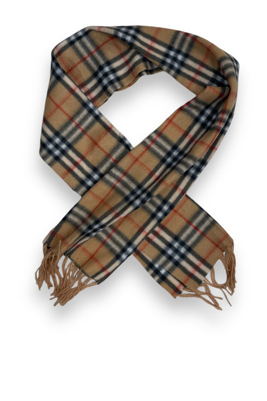 Muffler Plaid Fleece Scarf