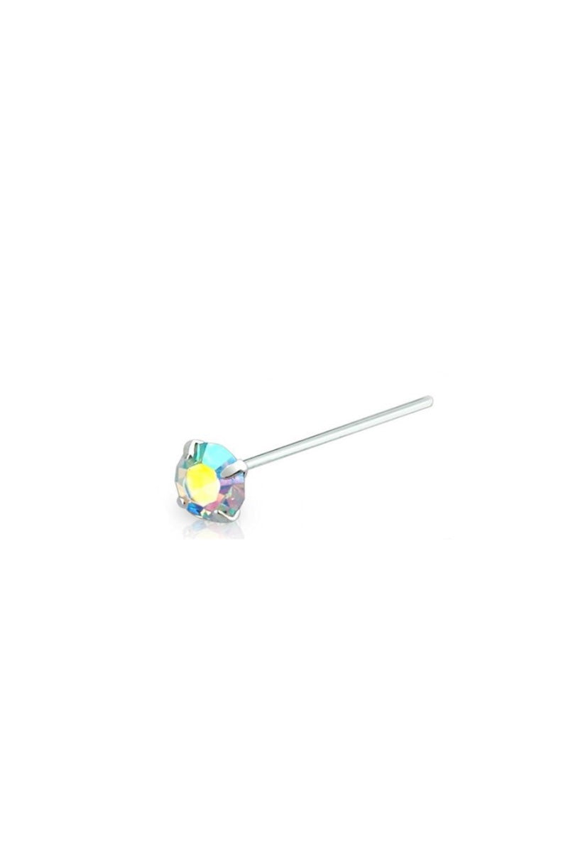 Iridescent Nose Ring - Straight