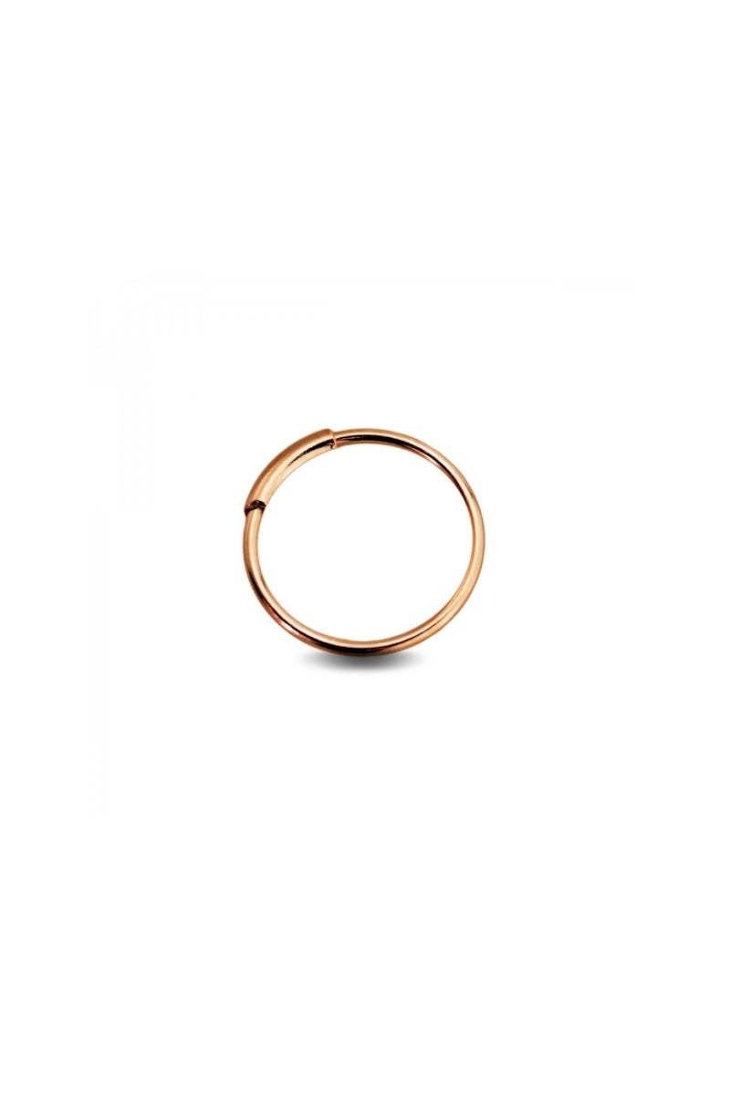 Infinity Nose Hoop Ring - Rose Gold