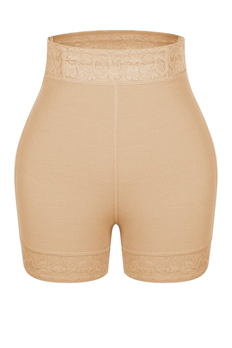No Rolls Shaping Shorts - Beige