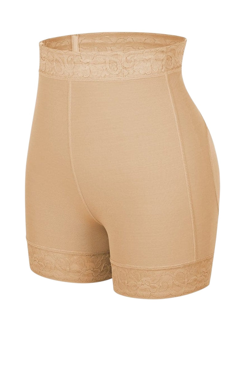 No Rolls Shaping Shorts - Beige