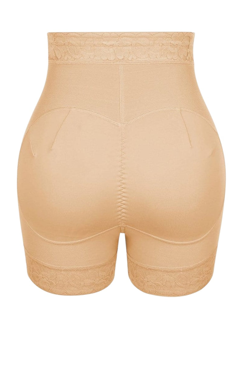 No Rolls Shaping Shorts - Beige
