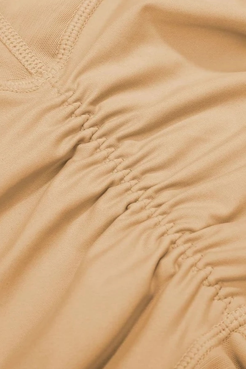 No Rolls Shaping Shorts - Beige