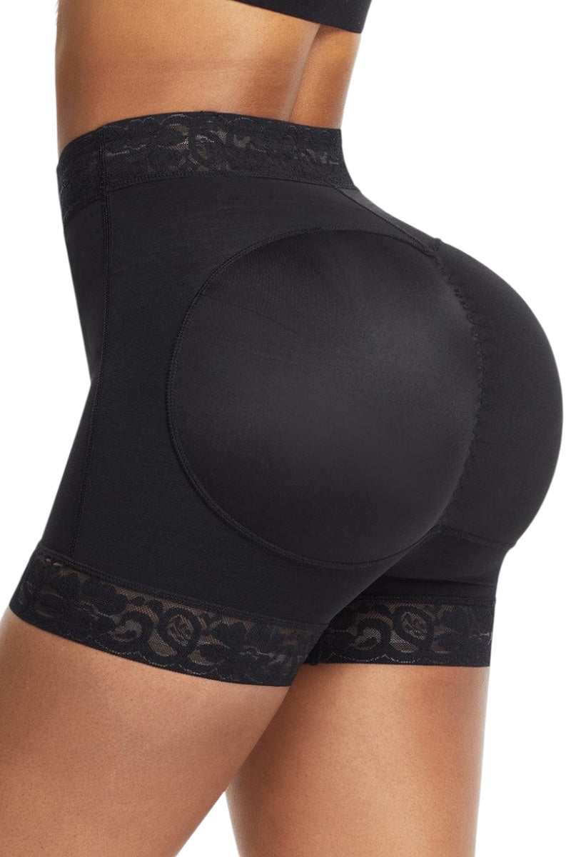 No Rolls Shaping Shorts - Black
