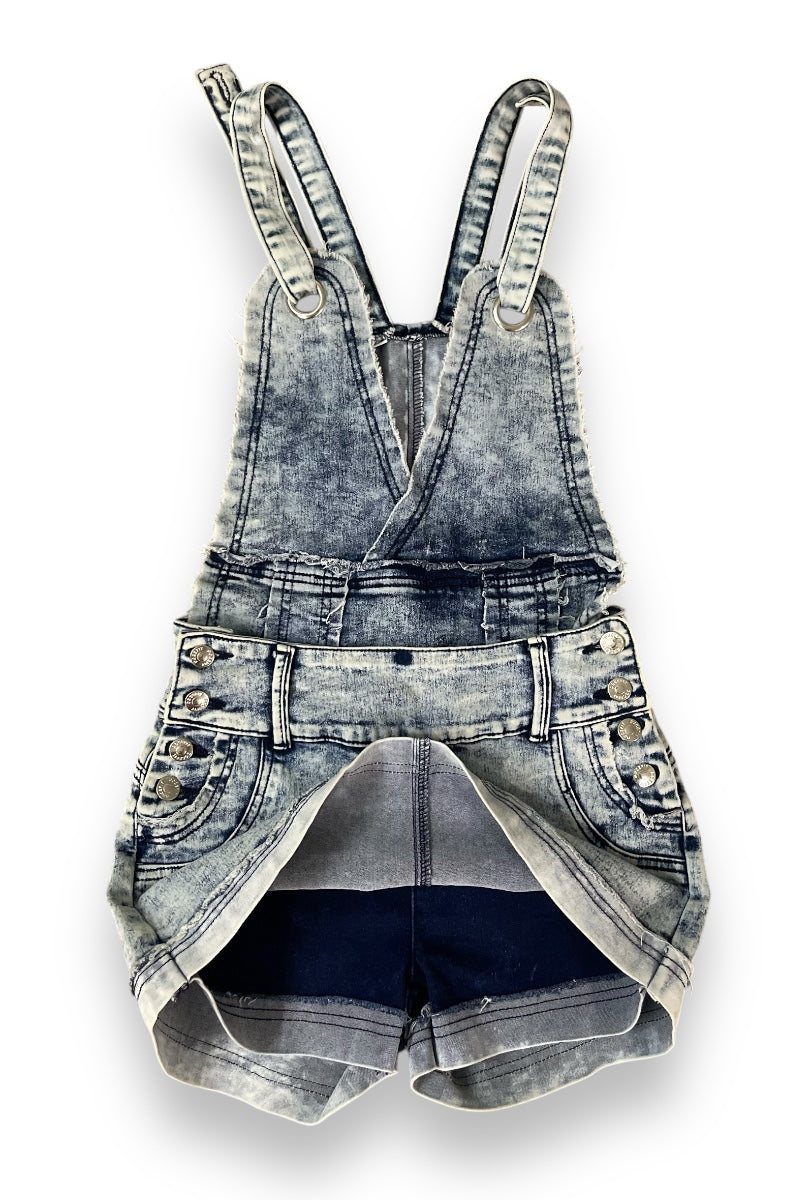 Overlap Overall Denim Skort