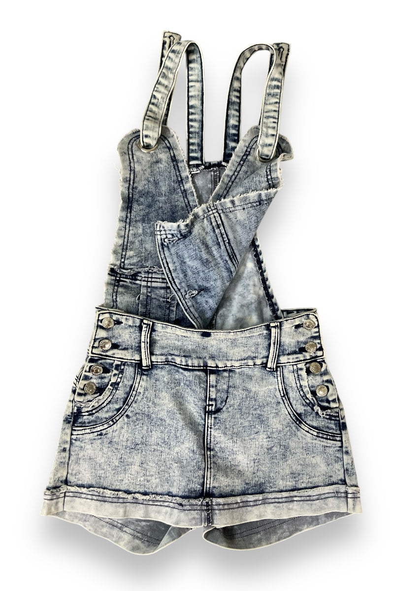 Overlap Overall Denim Skort