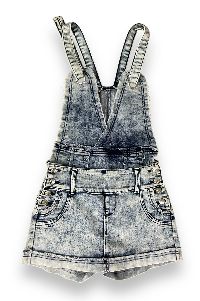 Overlap Overall Denim Skort