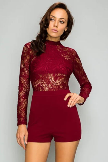 Open Back Crotchet Romper