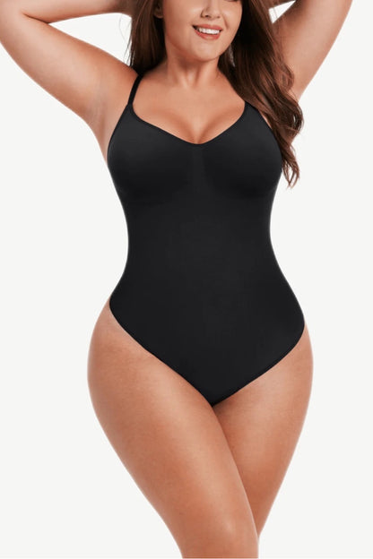 Seamless Shaping Cami Thong Bodysuit
