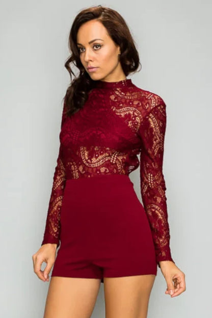Open Back Crotchet Romper