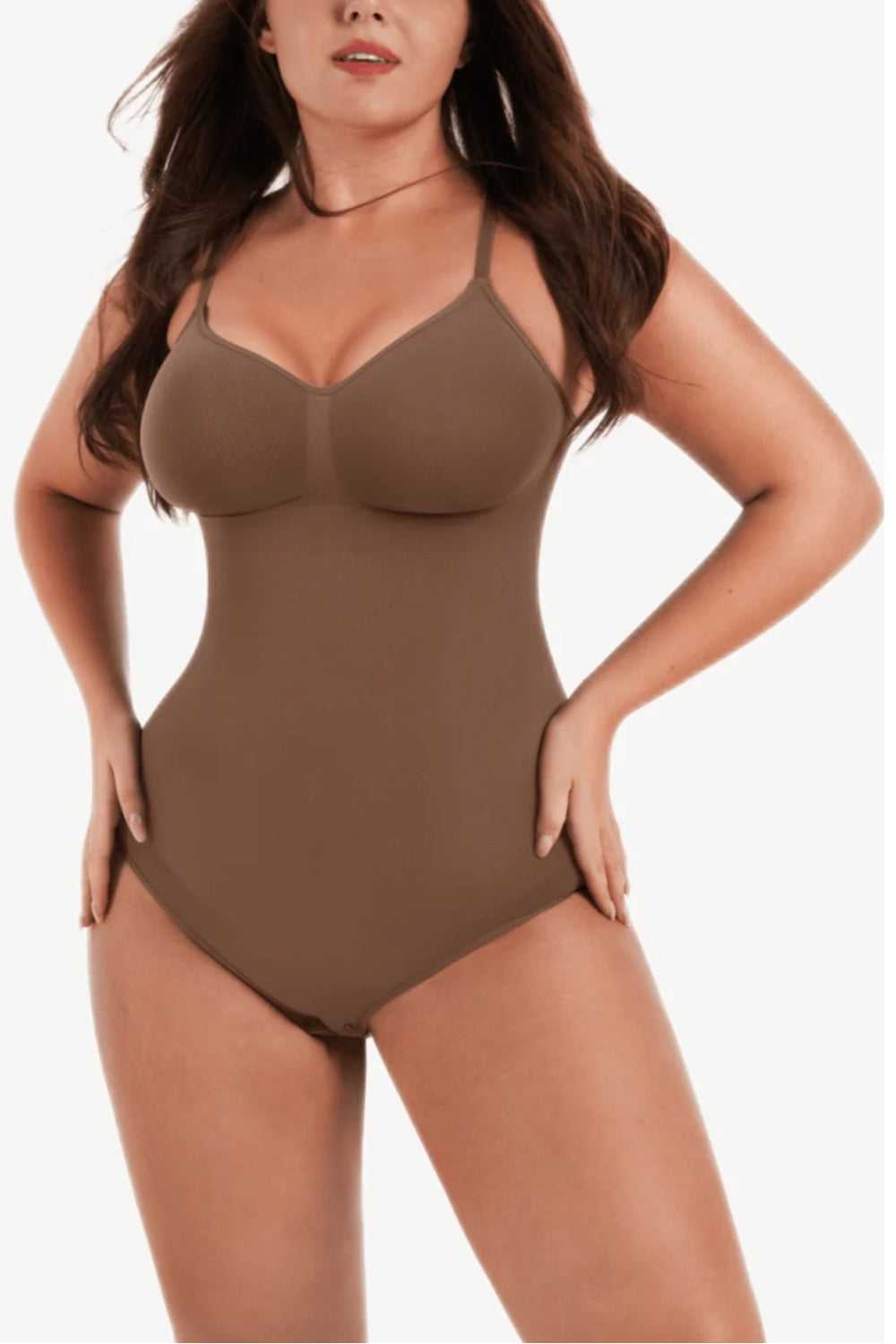 Seamless Shaping Cami Thong Bodysuit