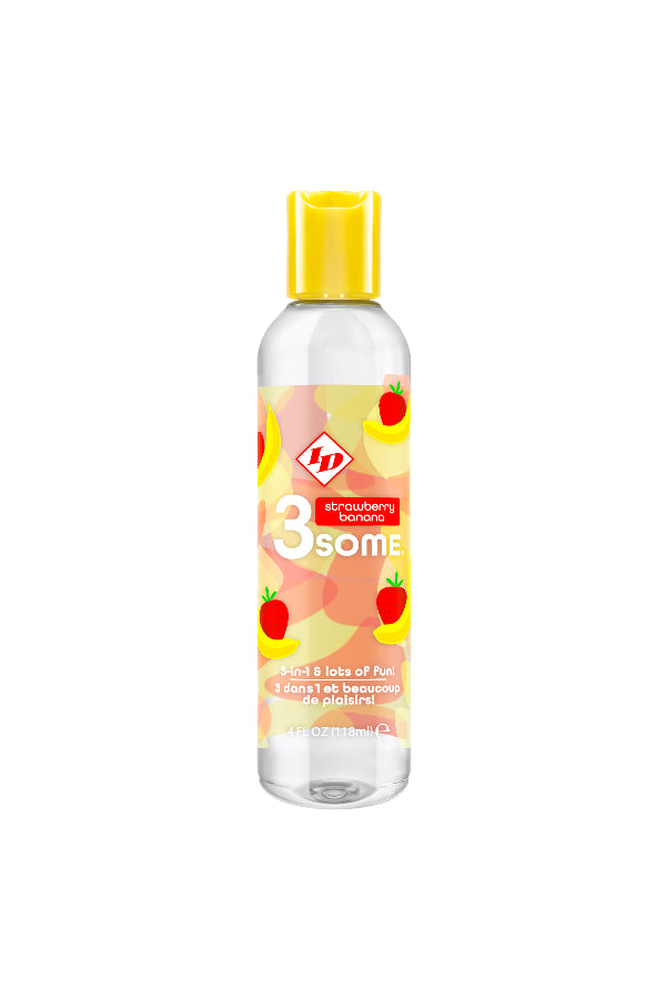 3some 3-in-1 Lubricant - Strawberry Banana